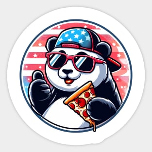 American Panda Sticker